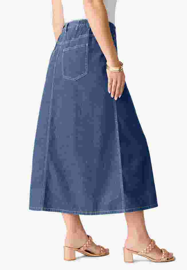 Easy-Wear A-Line Skirt image number 2