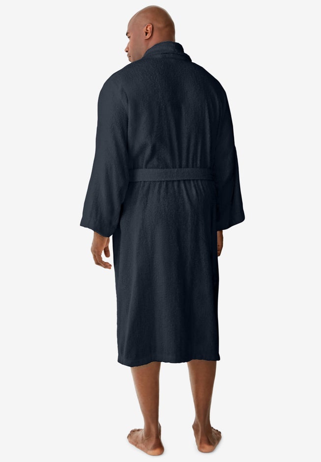 Terry Bathrobe with Pockets image number 2