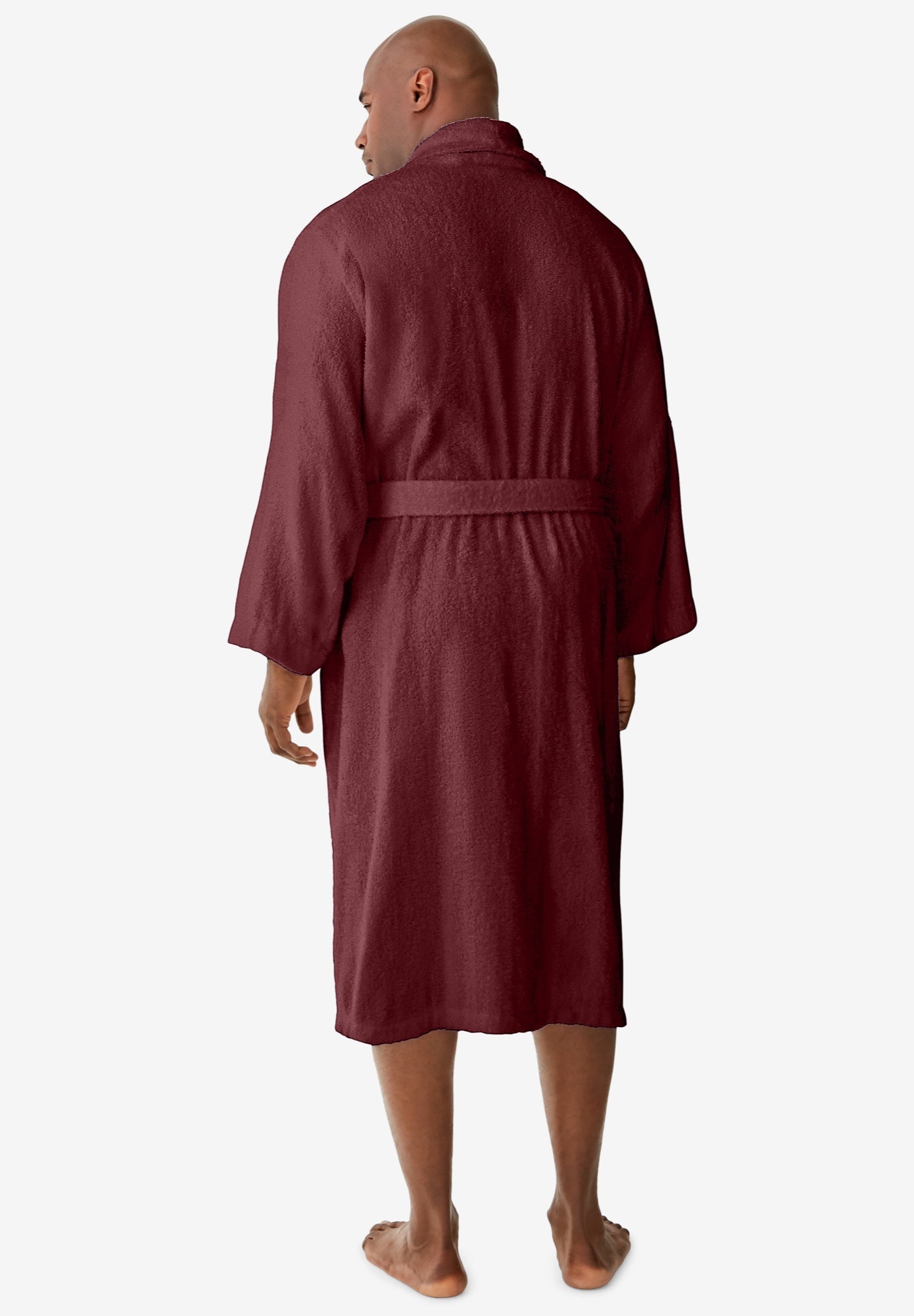 Terry Bathrobe with Pockets image number 2