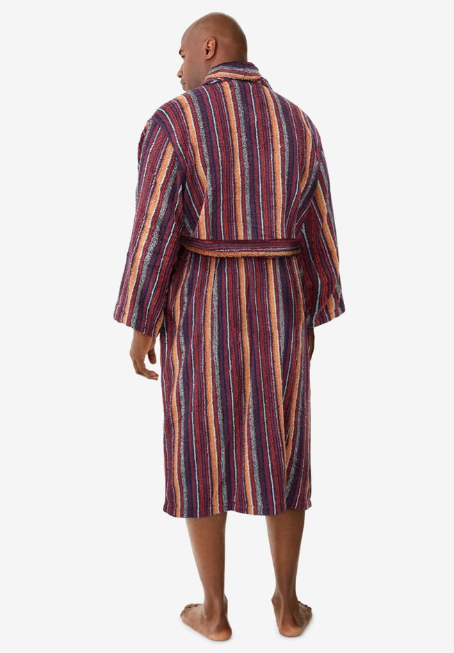 Terry Bathrobe with Pockets image number 3