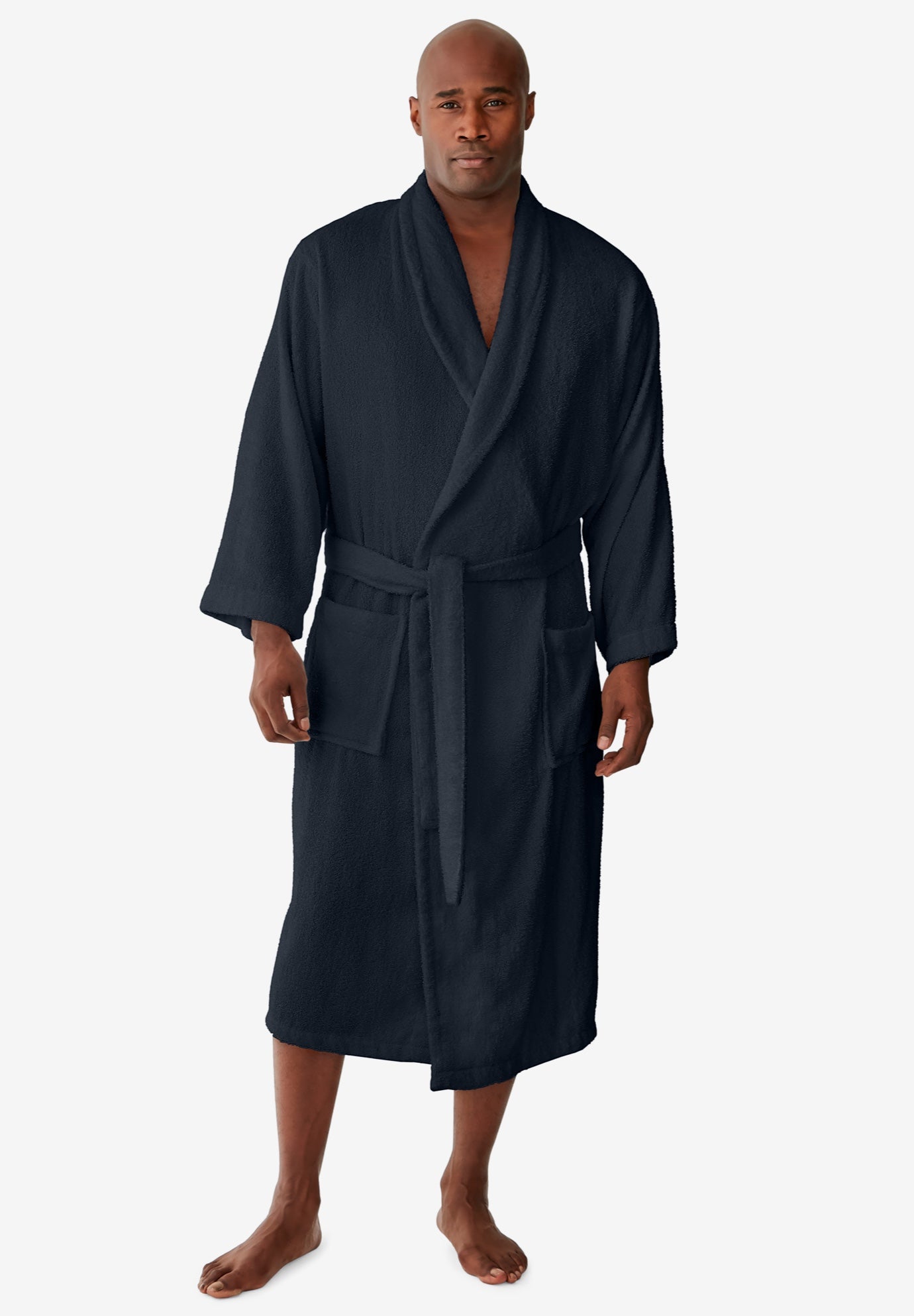Terry Bathrobe with Pockets image number 0