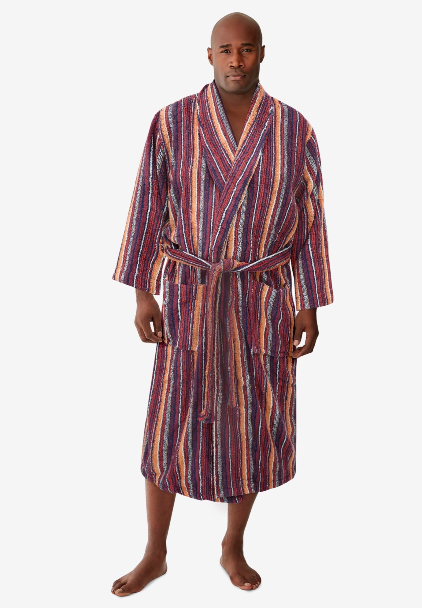 Terry Bathrobe with Pockets image number 0