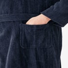 Terry Velour Hooded Maxi Robe image number null