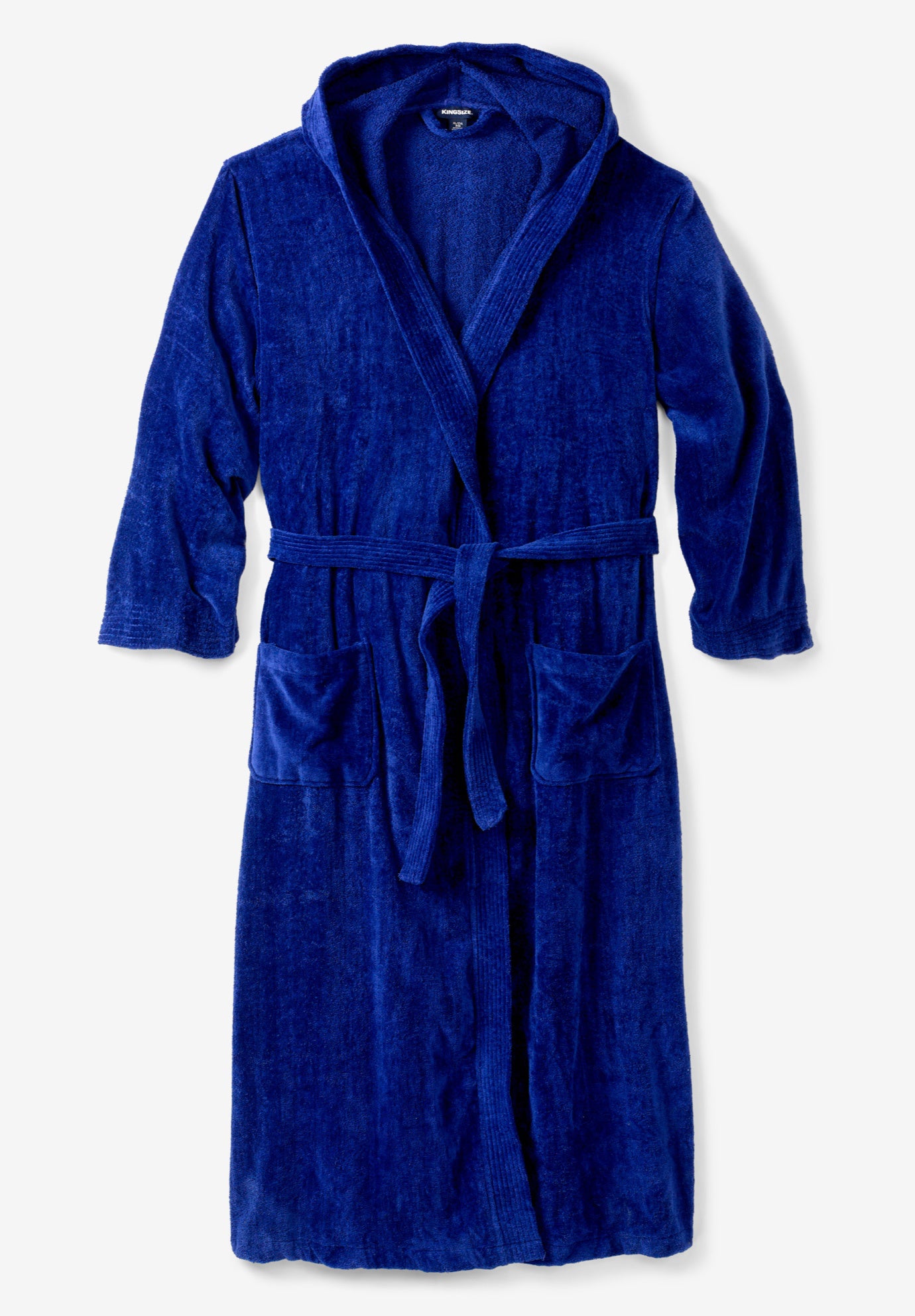 Terry Velour Hooded Maxi Robe image number 0