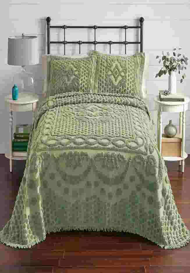 100% Cotton Georgia Chenille Bedspread image number 6