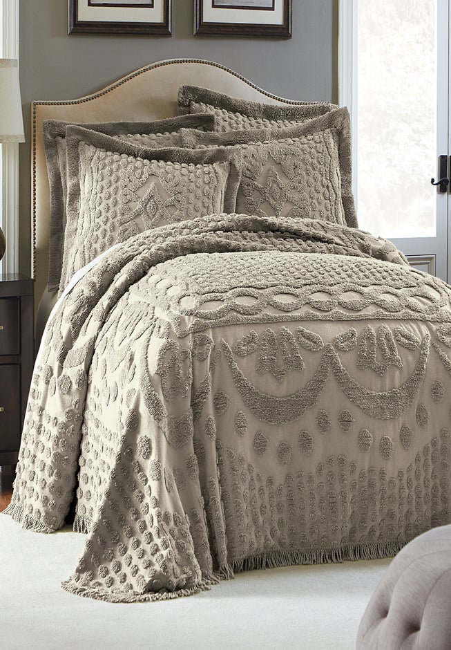 100% Cotton Georgia Chenille Bedspread image number 4