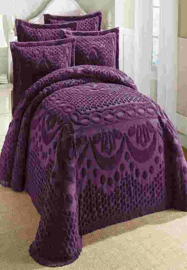 100% Cotton Georgia Chenille Bedspread image number 5