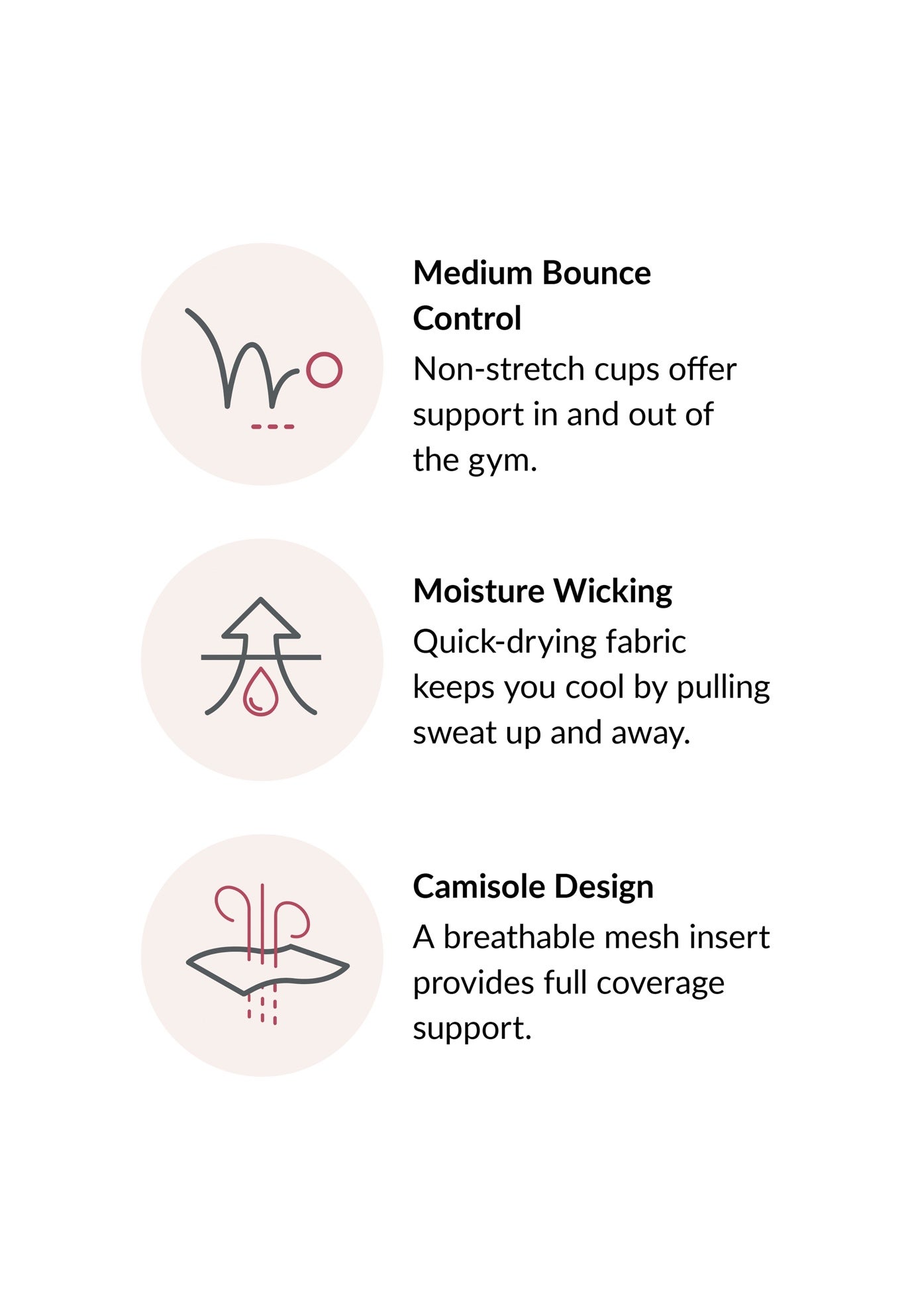 Glamorise&reg; No-Bounce Camisole Sport Bra image number 3