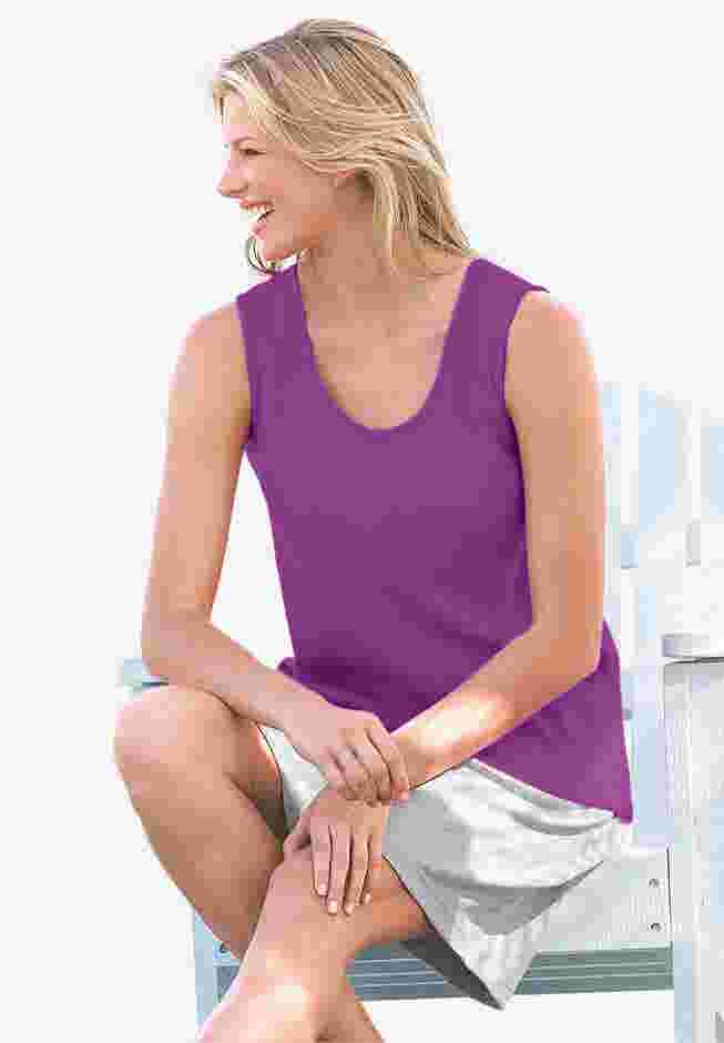 Elastic-Waist Knit Short image number 4