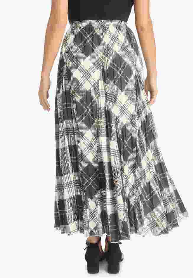 Flowing Crinkled Maxi Skirt image number 1