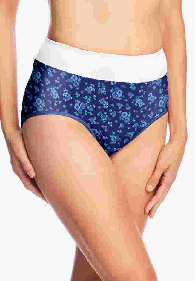 Full Coverage Stretch Cotton Color Block Brief 3-Pack image number 3