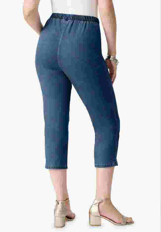 Comfort Stretch Capri Jean image number 1