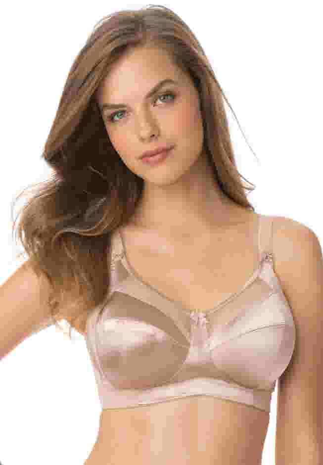 Goddess® Keira Satin Wireless Bra image number 0