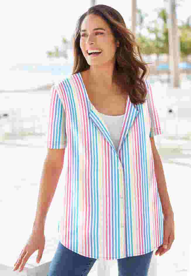 Seersucker Baseball Shirt image number 2