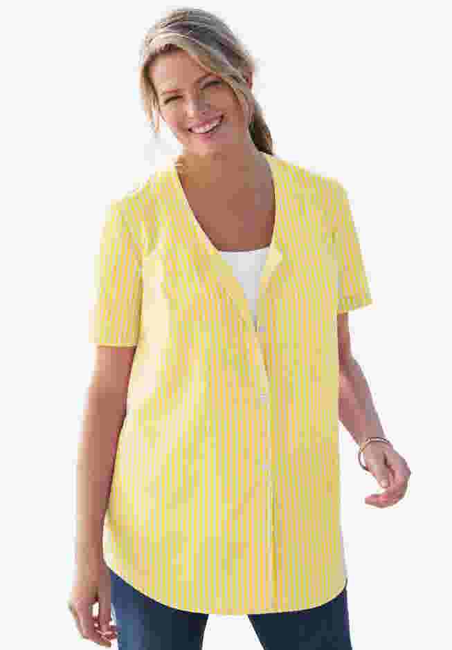 Seersucker Baseball Shirt image number 0