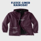 Fleece-Lined Slicker Rain Coat image number null