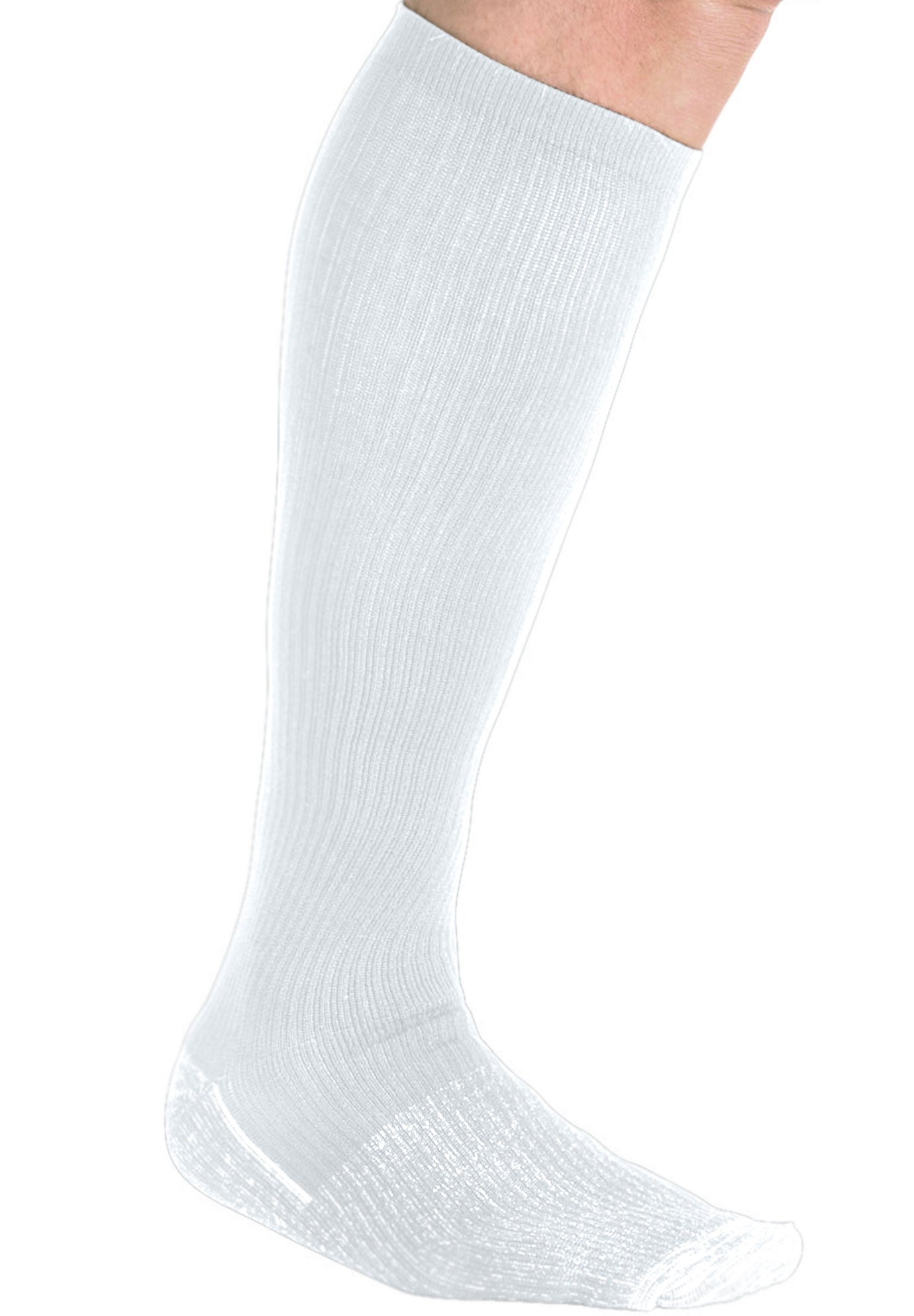 Over-the-Calf Compression Silver Socks image number 0