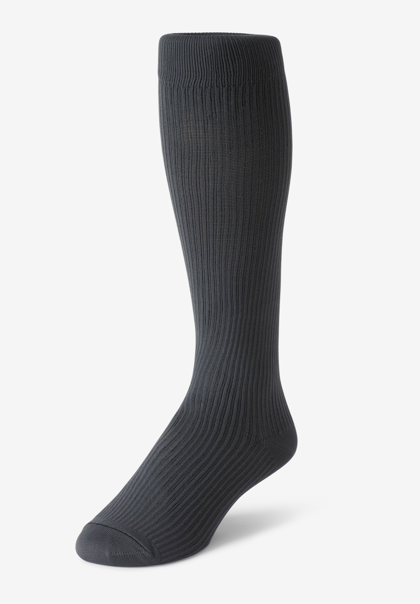 Over-the-Calf Compression Silver Socks image number 0