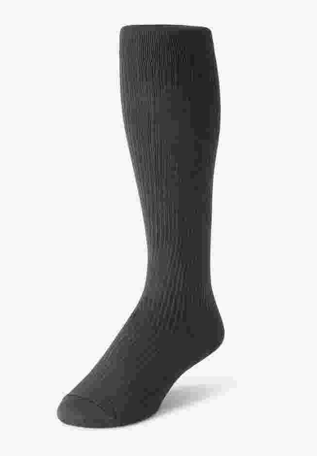 Over-the-Calf Compression Silver Socks image number 0