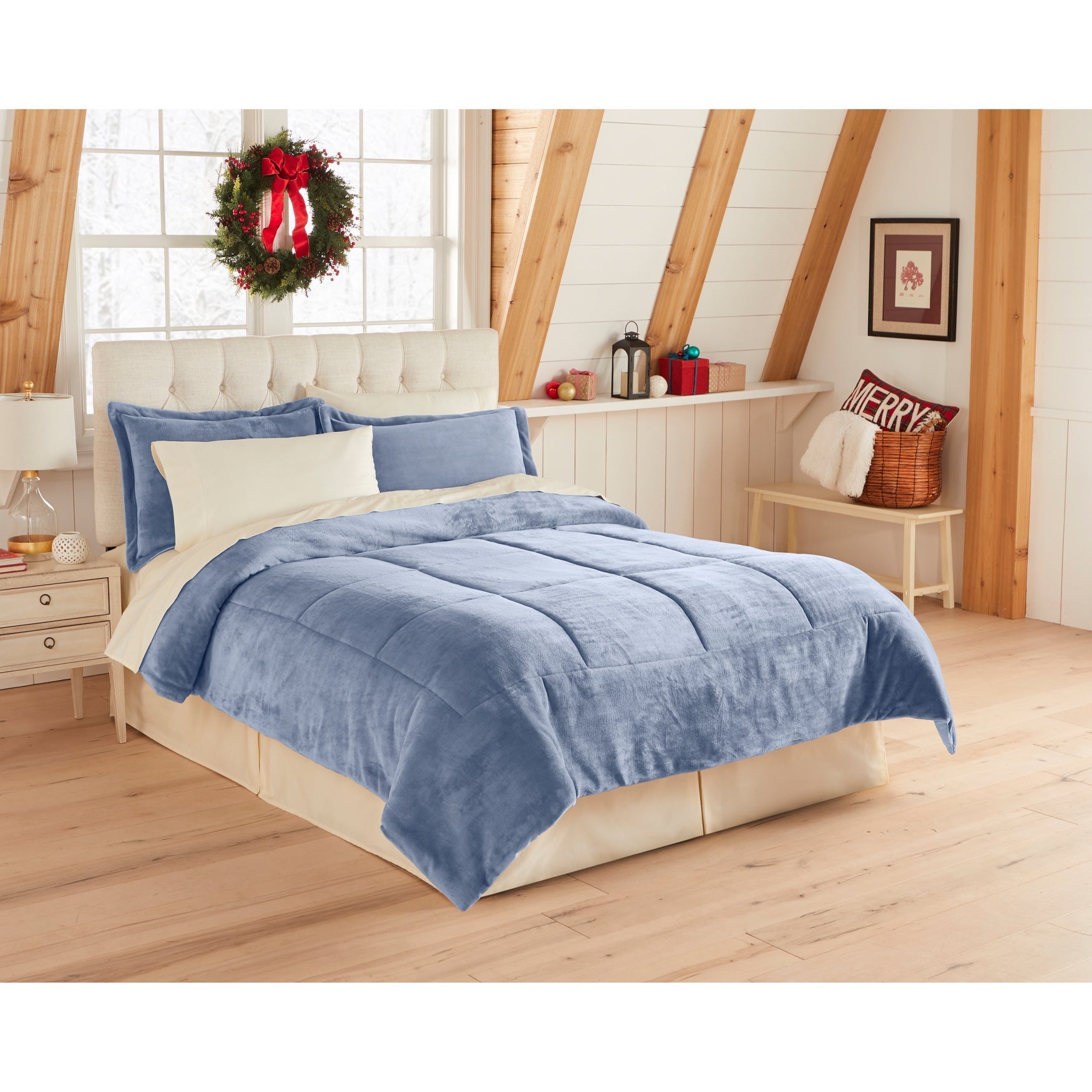 BH Studio Microfleece Comforter Comforters & Sets Brylane Home