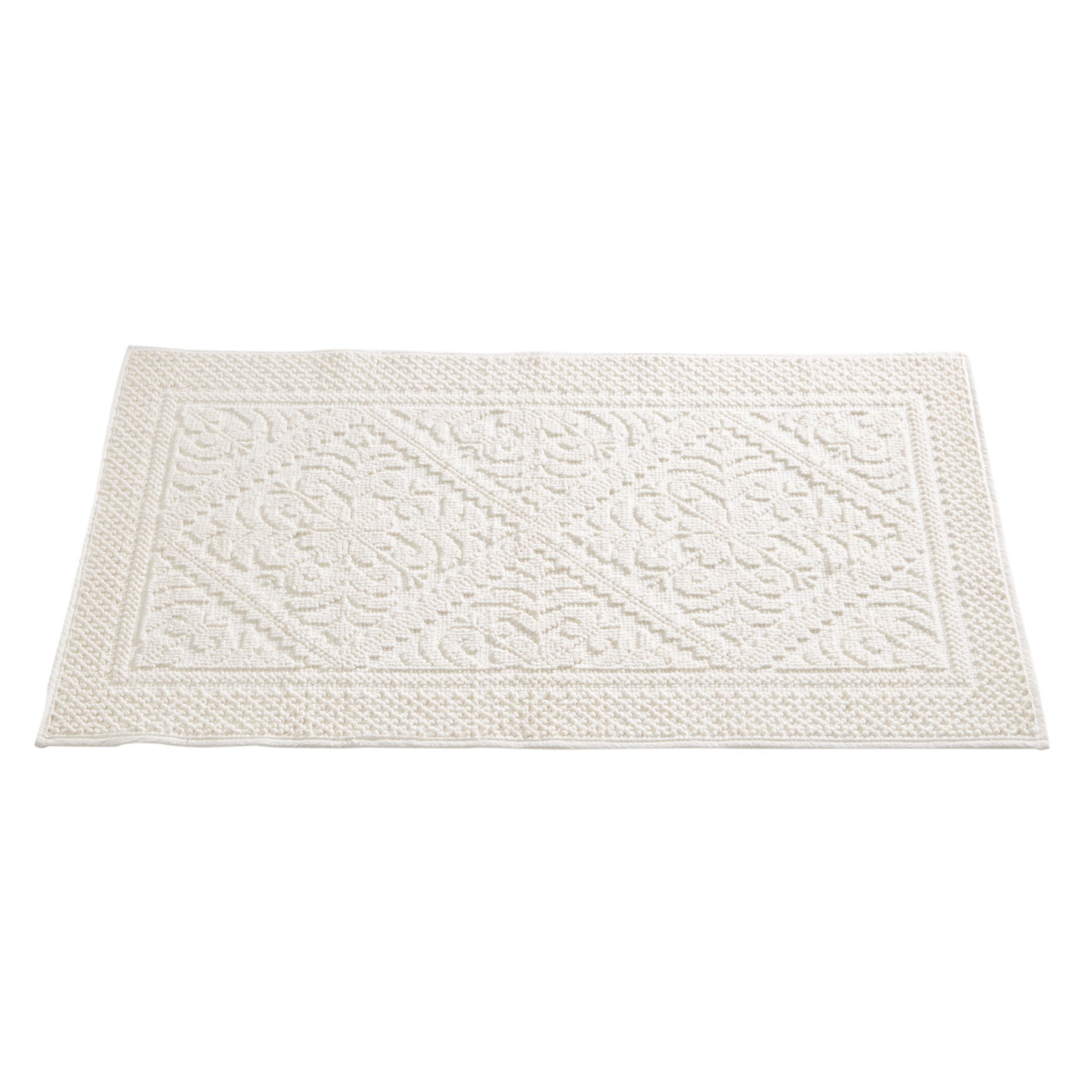 Cotton Jacquard Bath Mat Brylane Home
