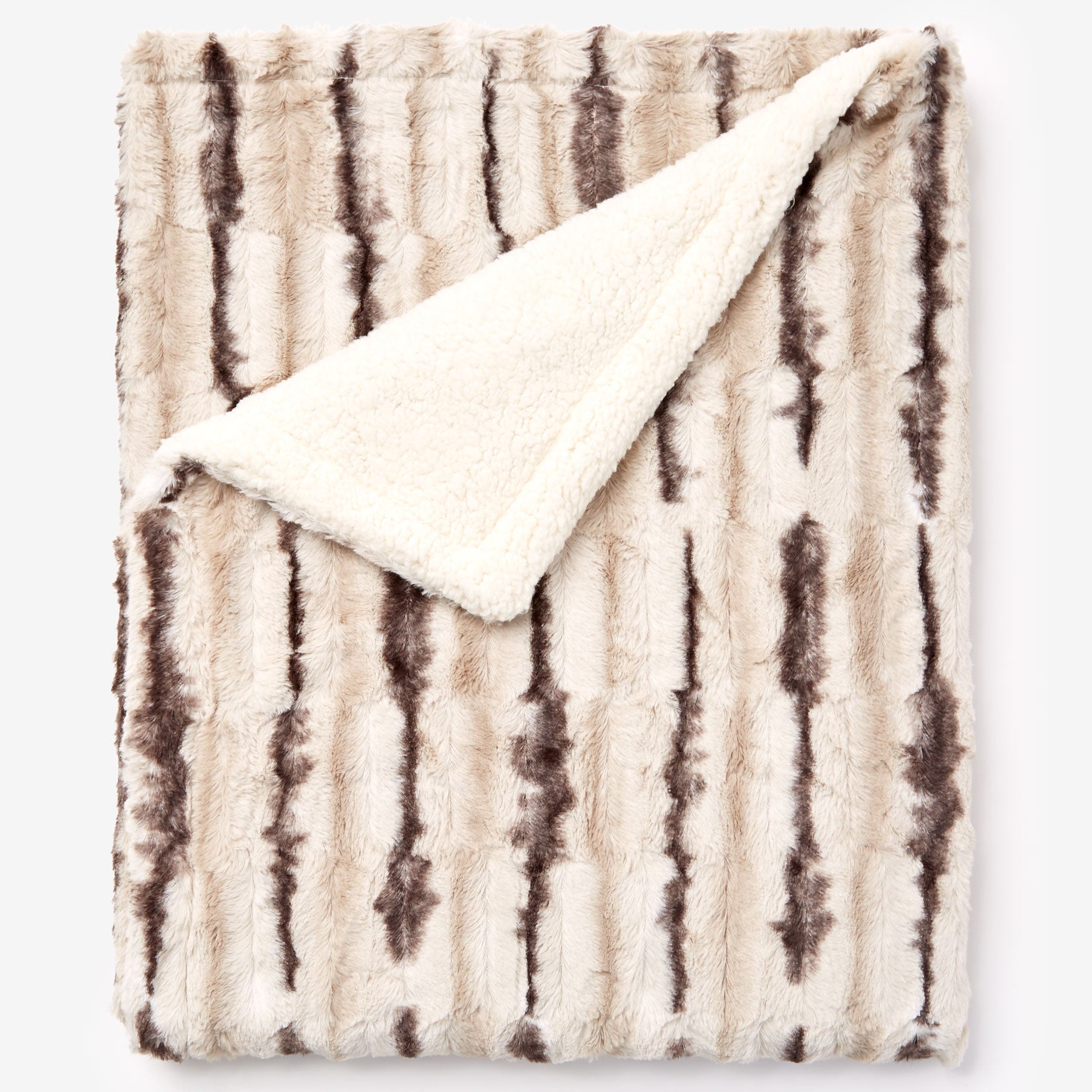 Faux Fur Animal Print Blanket Blankets & Throws Brylane Home
