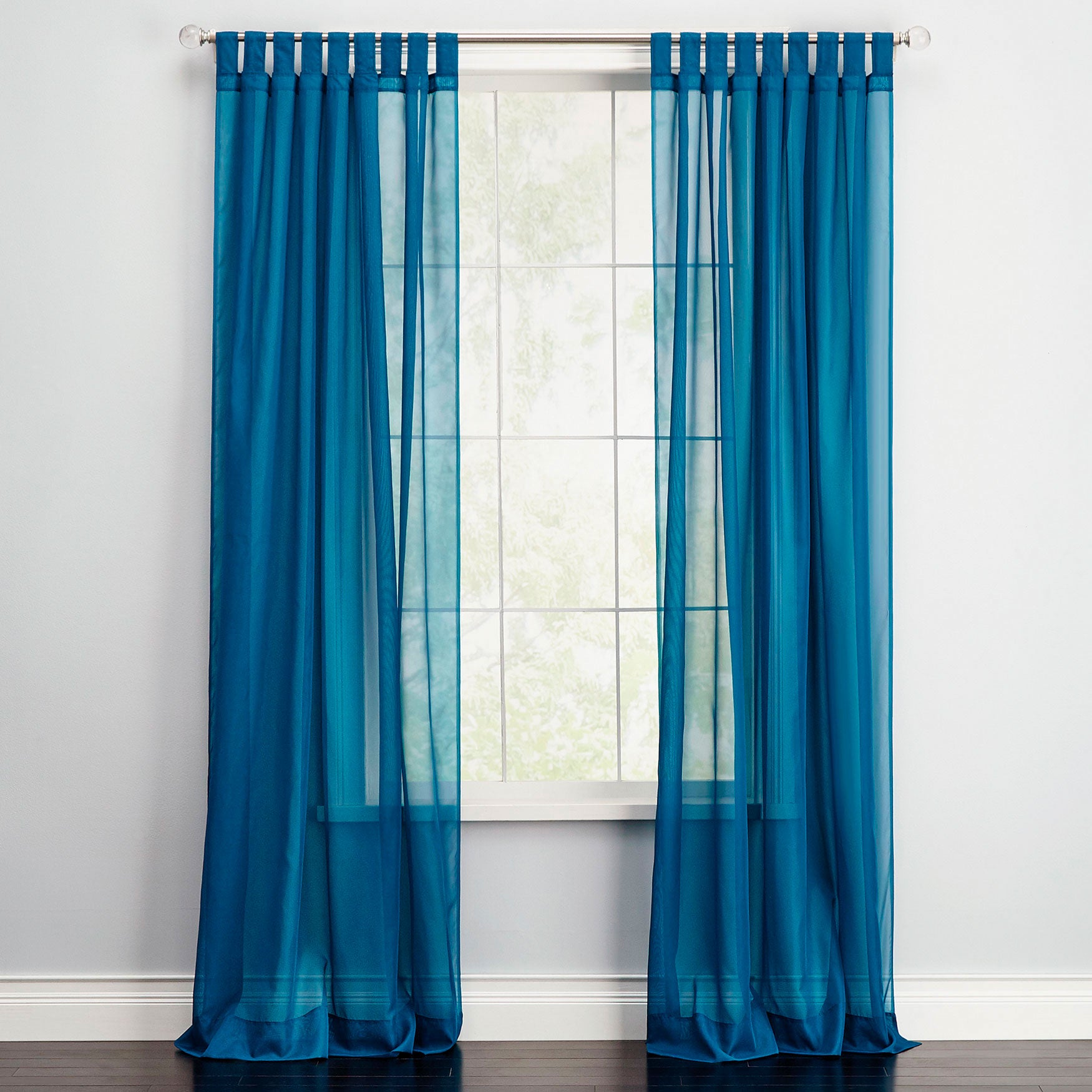 Bh Studio Sheer Voile Tab Top Panel Sheer Curtains
