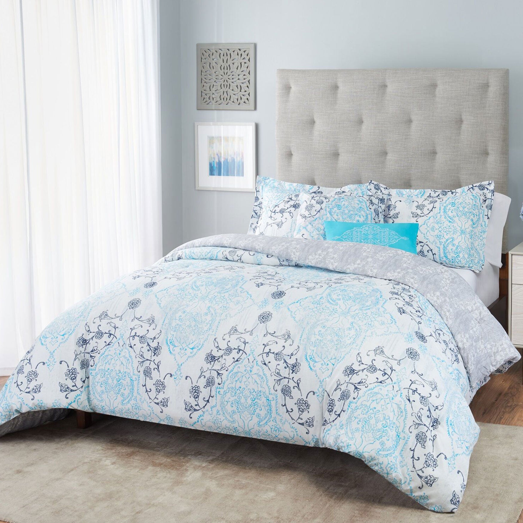 Nicole Miller Emma Reversible Comforter Set Comforters Sets
