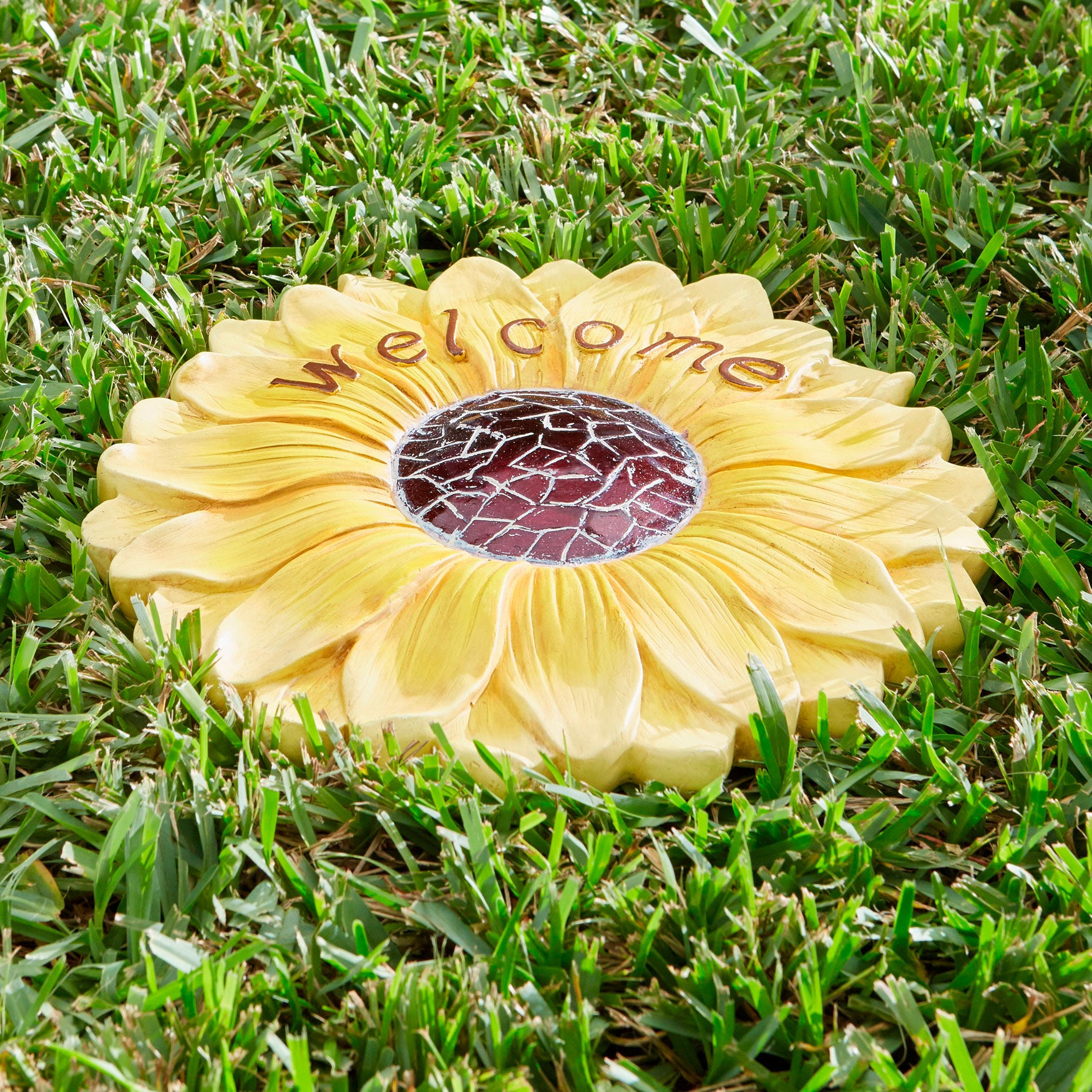 Seasonal Flower Stepping Stone, Multi Brylane Home