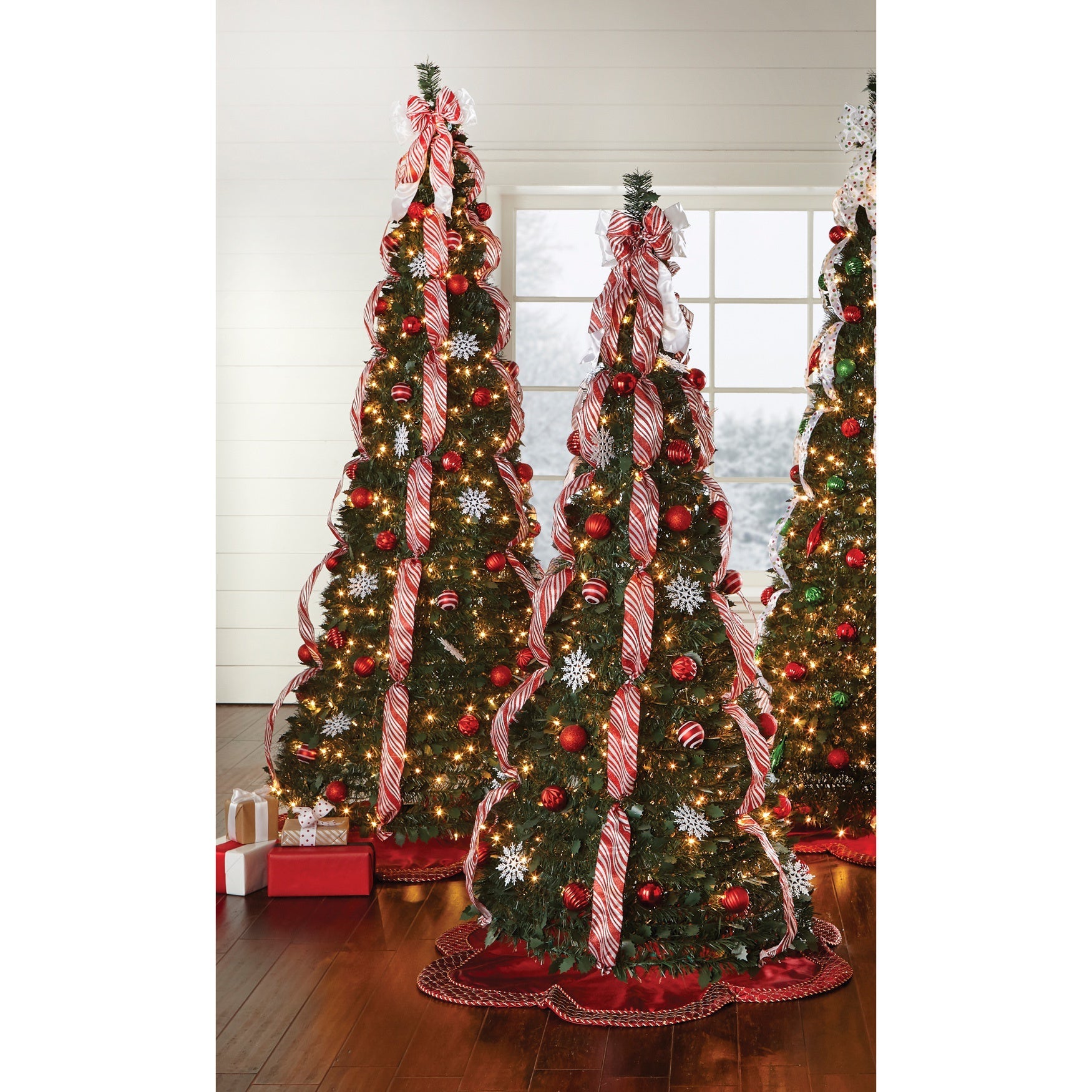 Fully Decorated PreLit 6Ft. PopUp Christmas Tree Brylane Home
