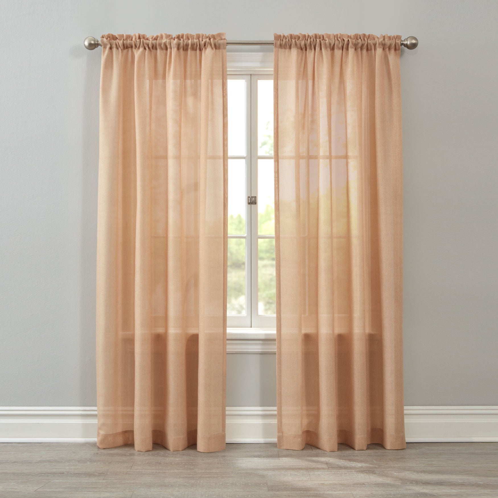 Bh Studio Savannah Rod Pocket Panel Rod Pocket Curtains Brylane