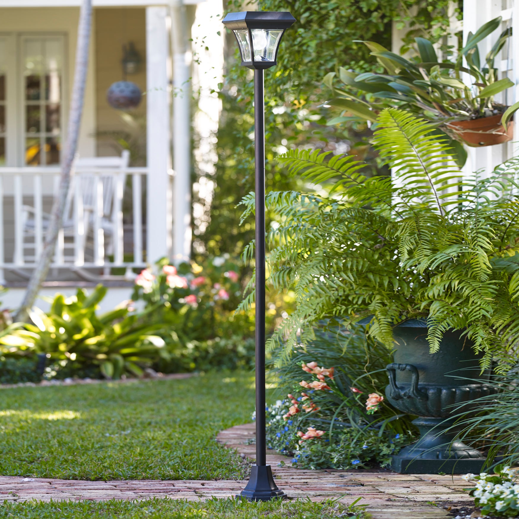 Solar Garden Lamp Post Brylane Home