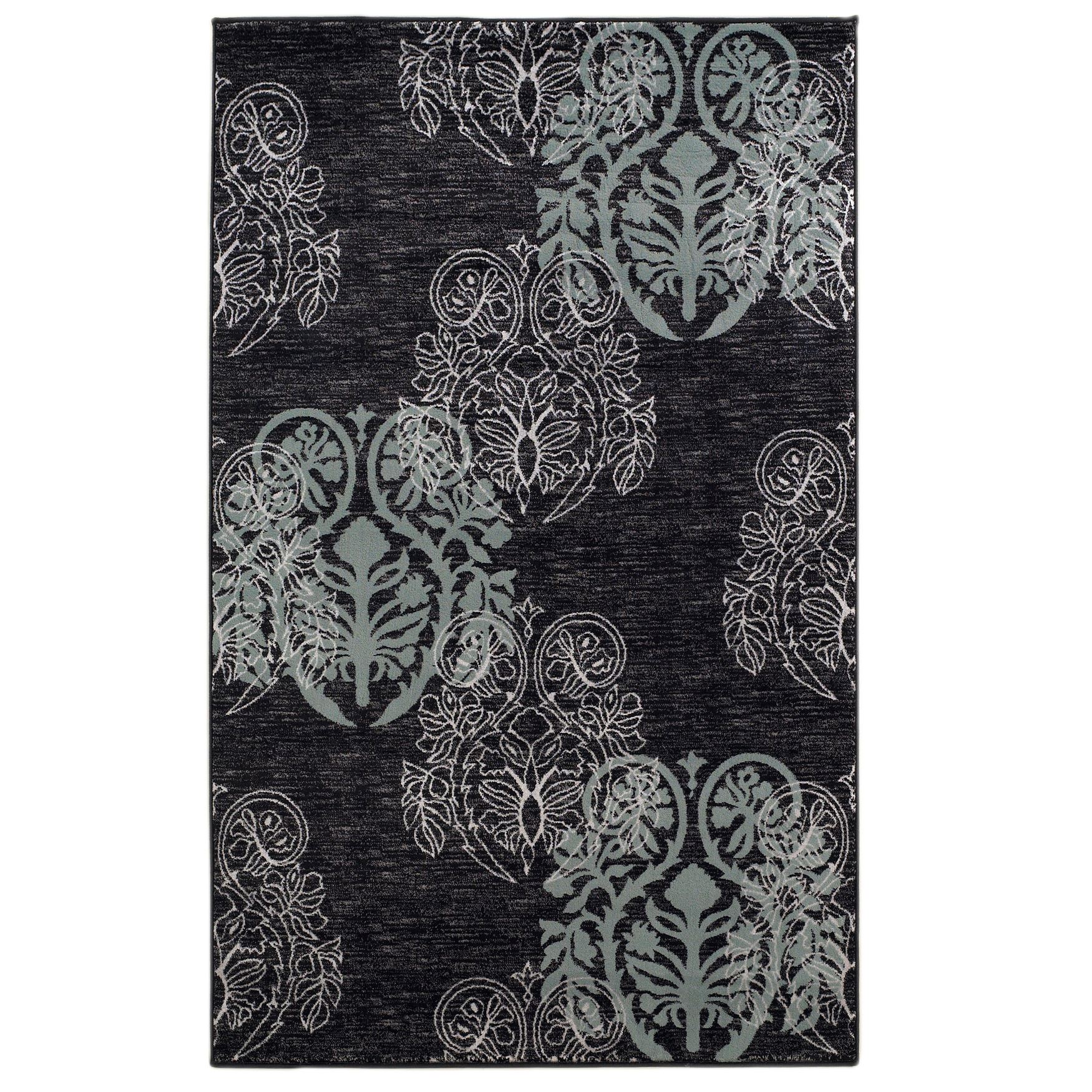 Milan Black Area Rug Collection, 