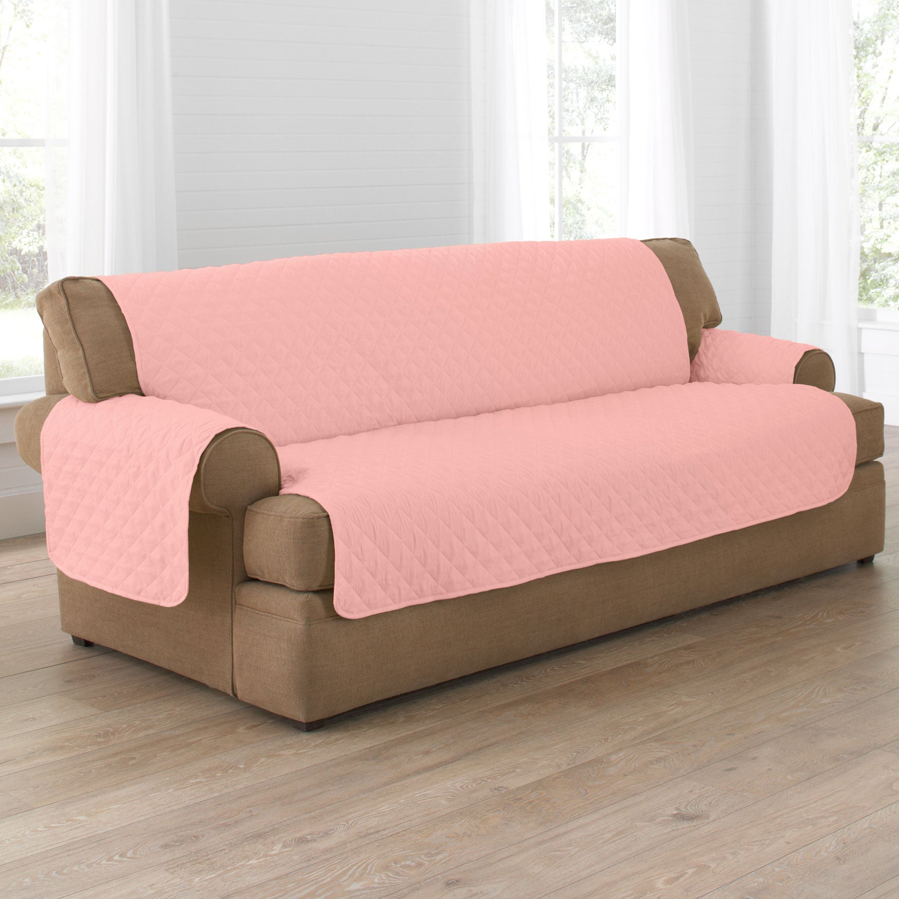 Bh Studio Water Repellent Microfiber Extra Long Sofa Protector Bh Studio Water Repellent Microfiber