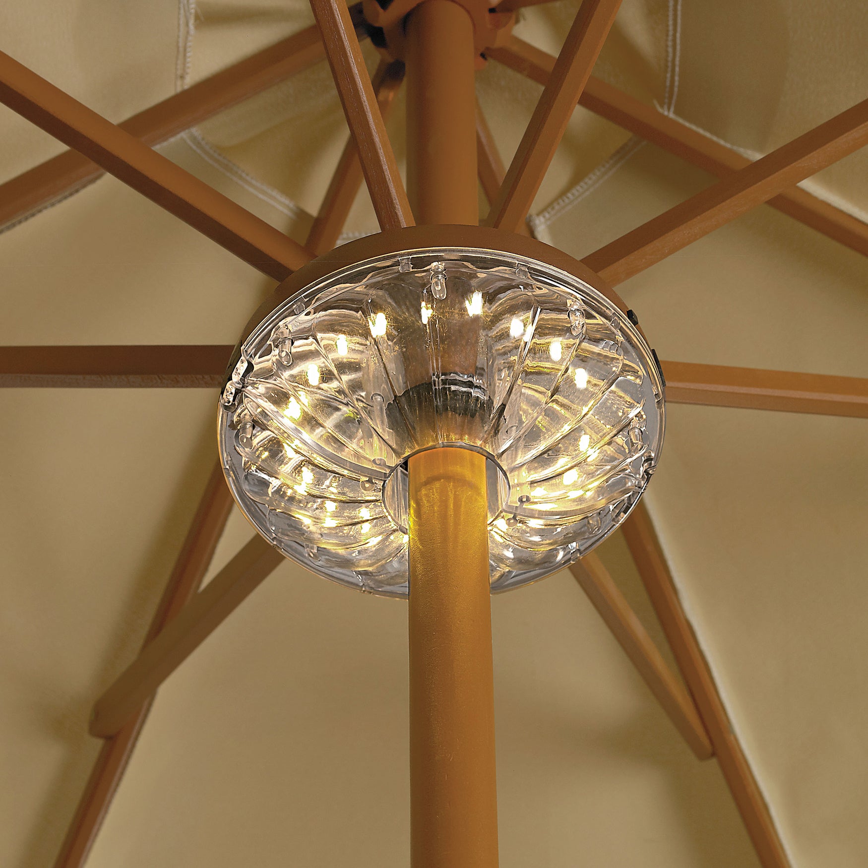 LED Round Under Umbrella Light Brylane Home