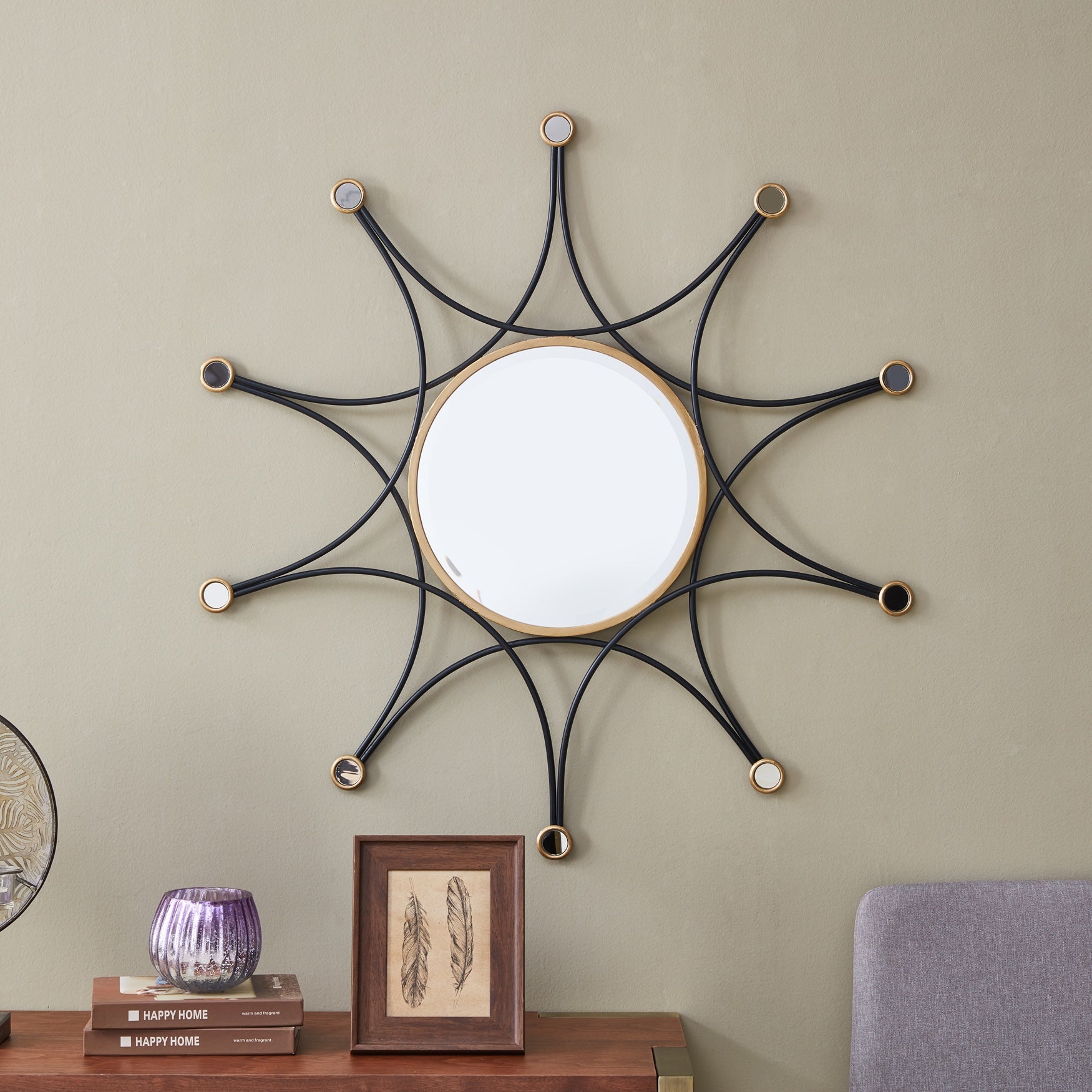 Cologne Decorative Wall Mirror Wall Decor Brylane Home
