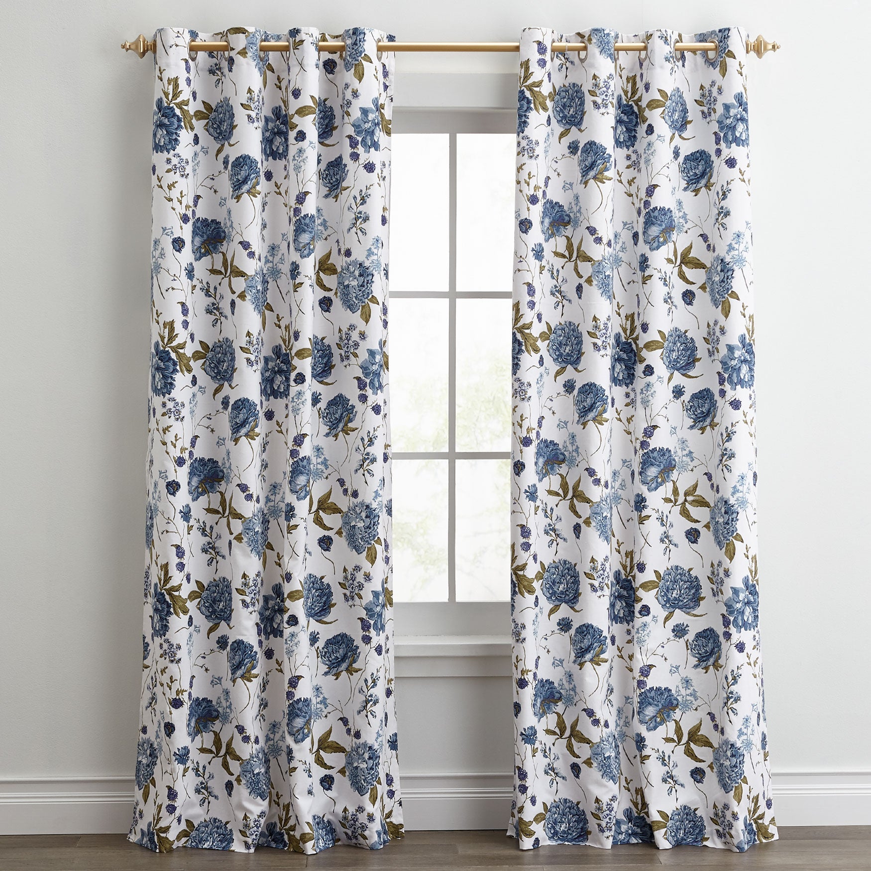 BrylaneHome® Studio Filmore Canvas Grommet Panel | Plus Size Curtains ...