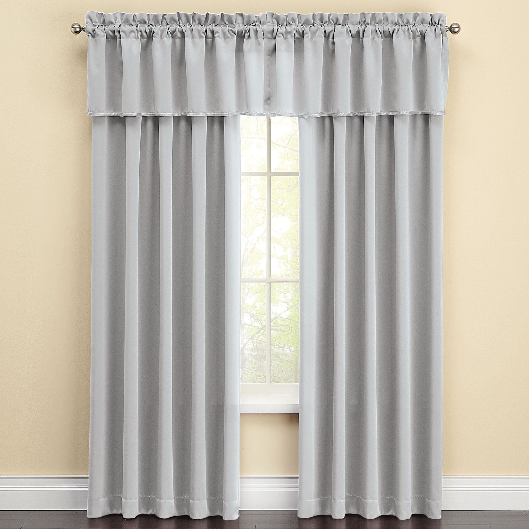 Madison Room Darkening Rod Pocket Panel Blackout Curtains