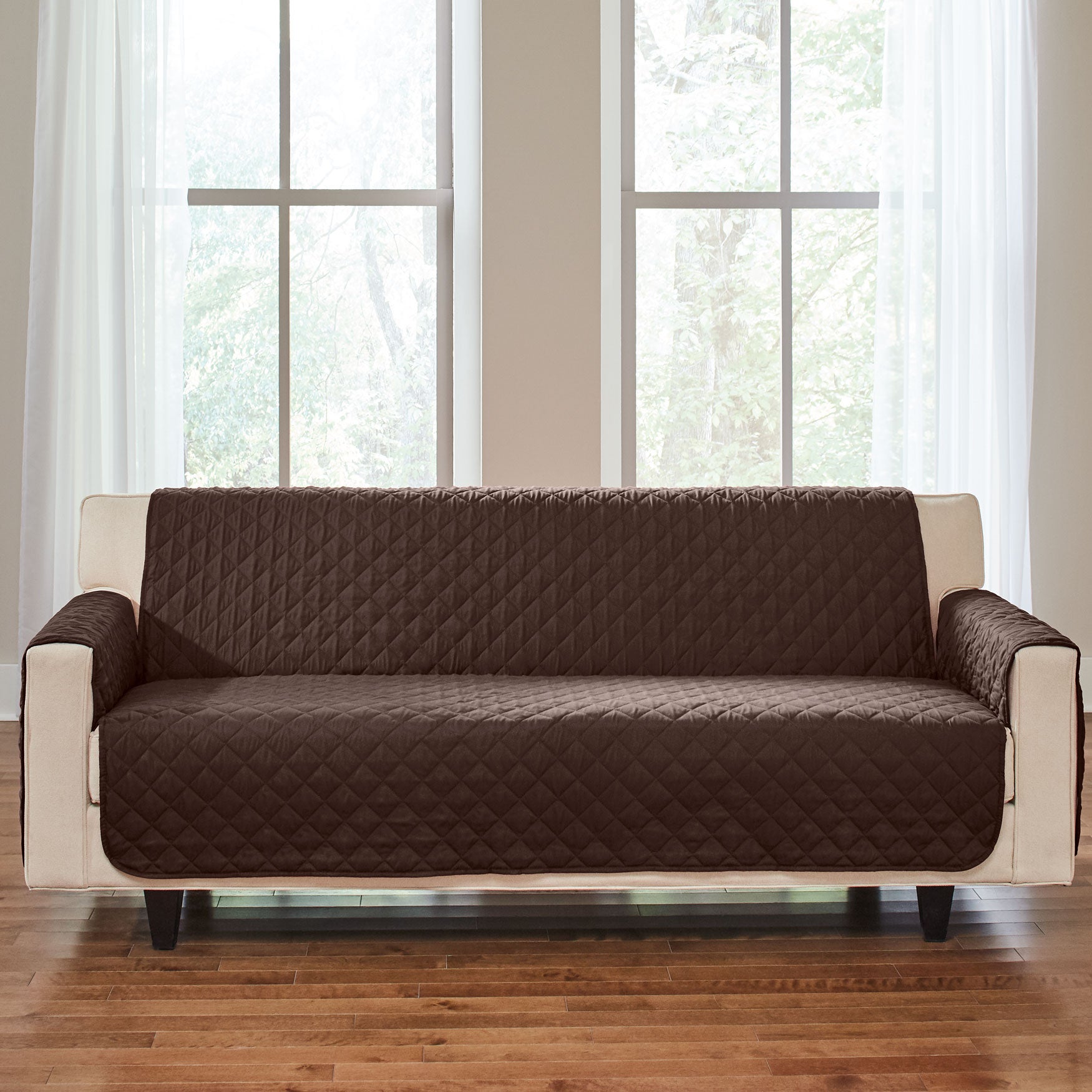 Bh Studio Water Repellent Microfiber Extra Long Sofa Protector Microfiber Extra Long Sofa Protector