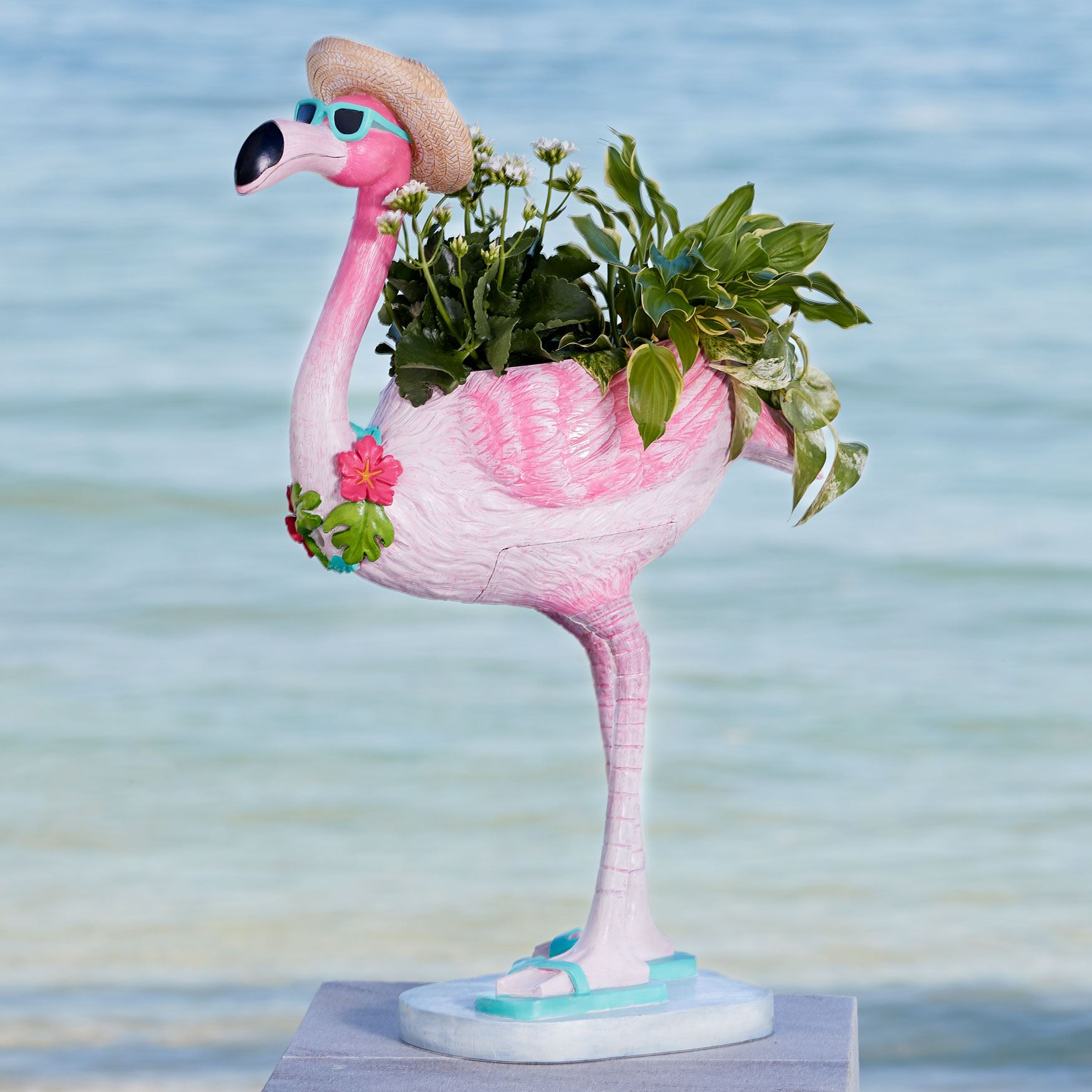 Flamingo Planter| Outdoor | Brylane Home