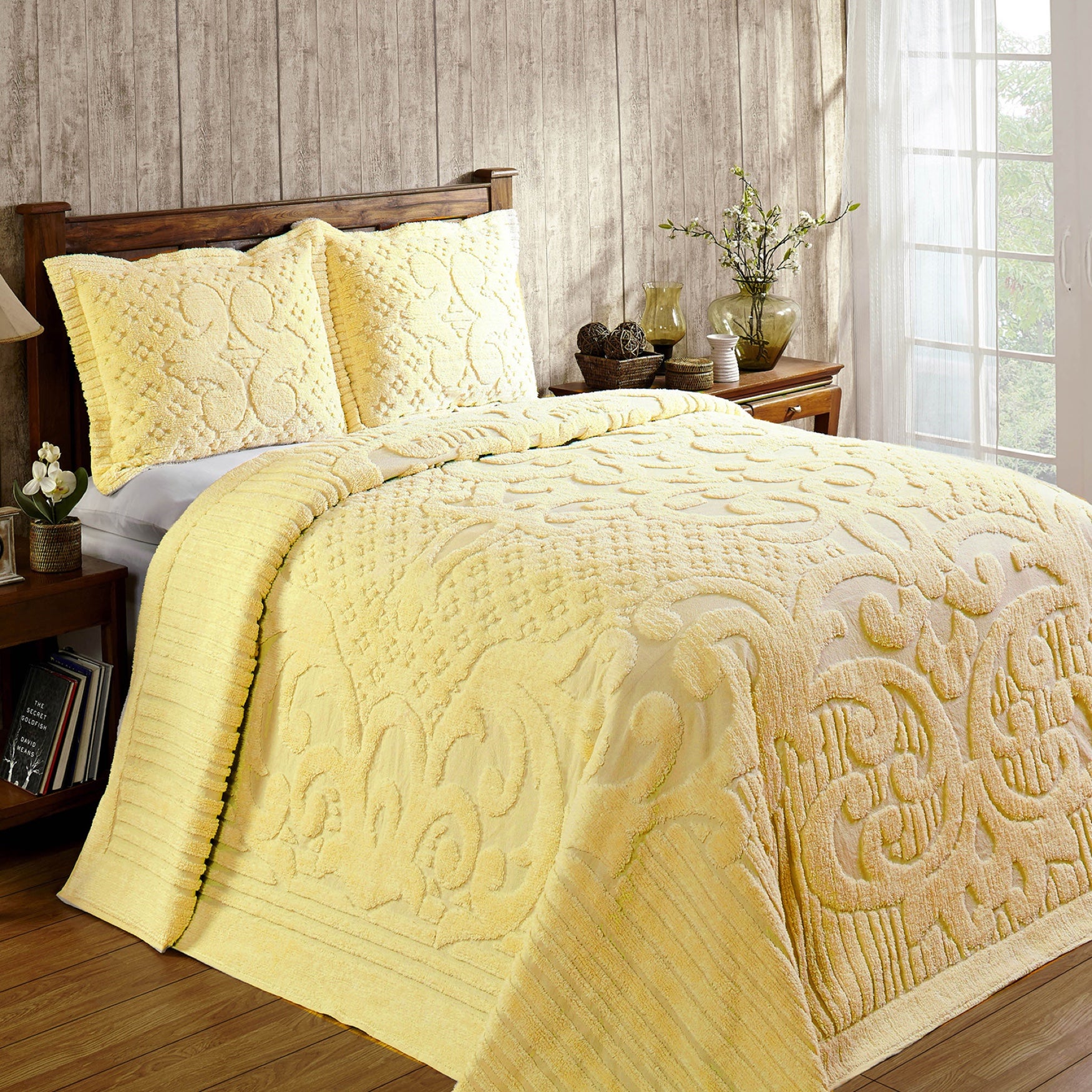 Ashton Collection Tufted Chenille Bedspread by Better Trends Brylane Home