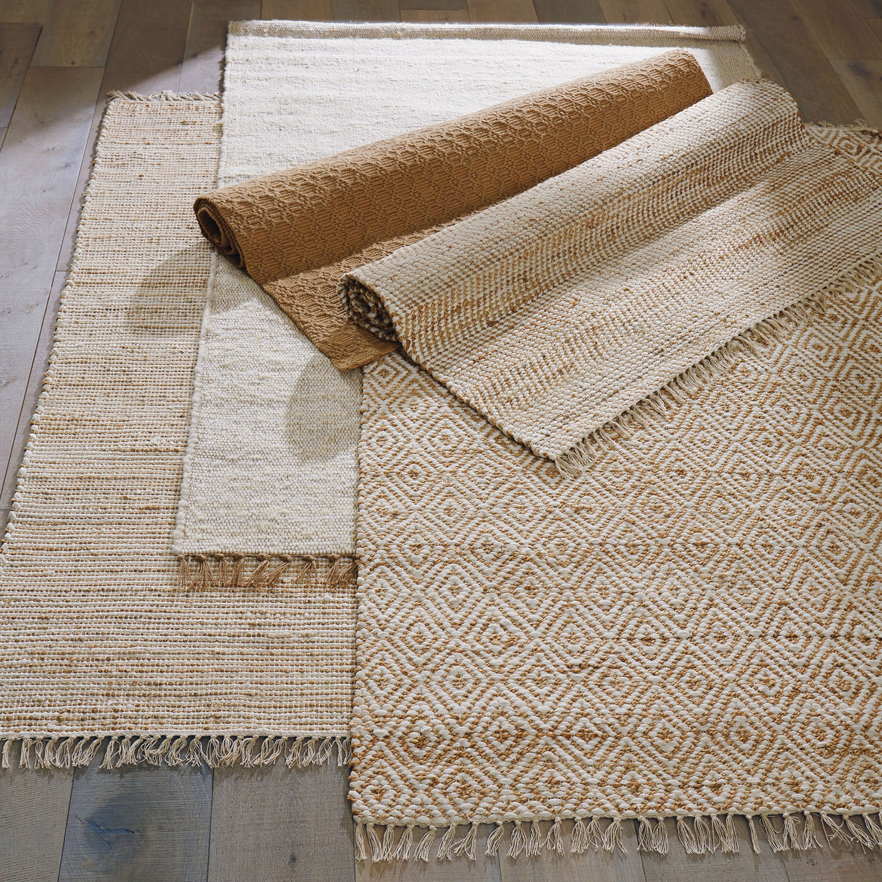 Ellwood Small Herringbone Pattern Rug Brylane Home