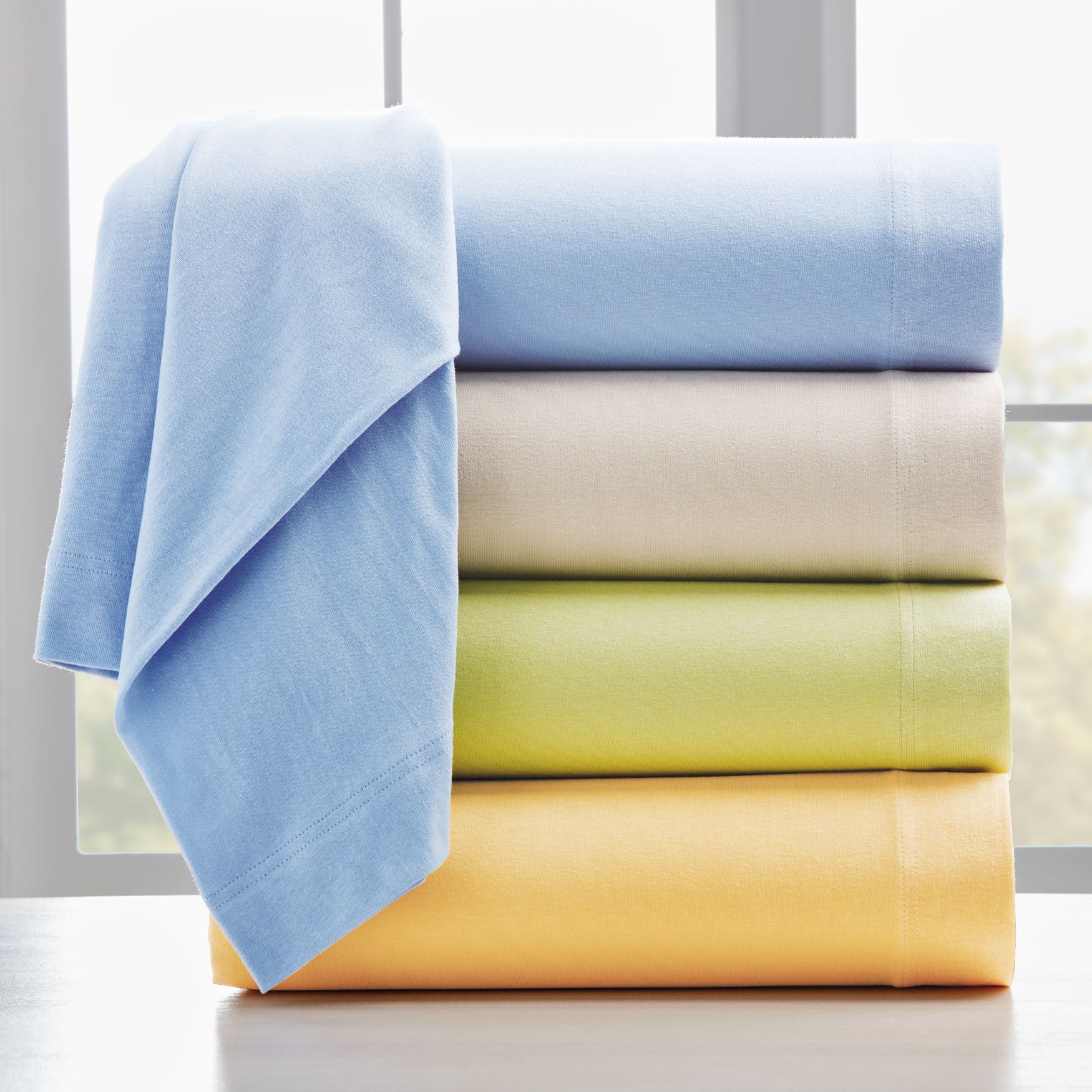 BH Studio Jersey Knit Sheet Set Extra 60 OFF Last Chance! Brylane Home