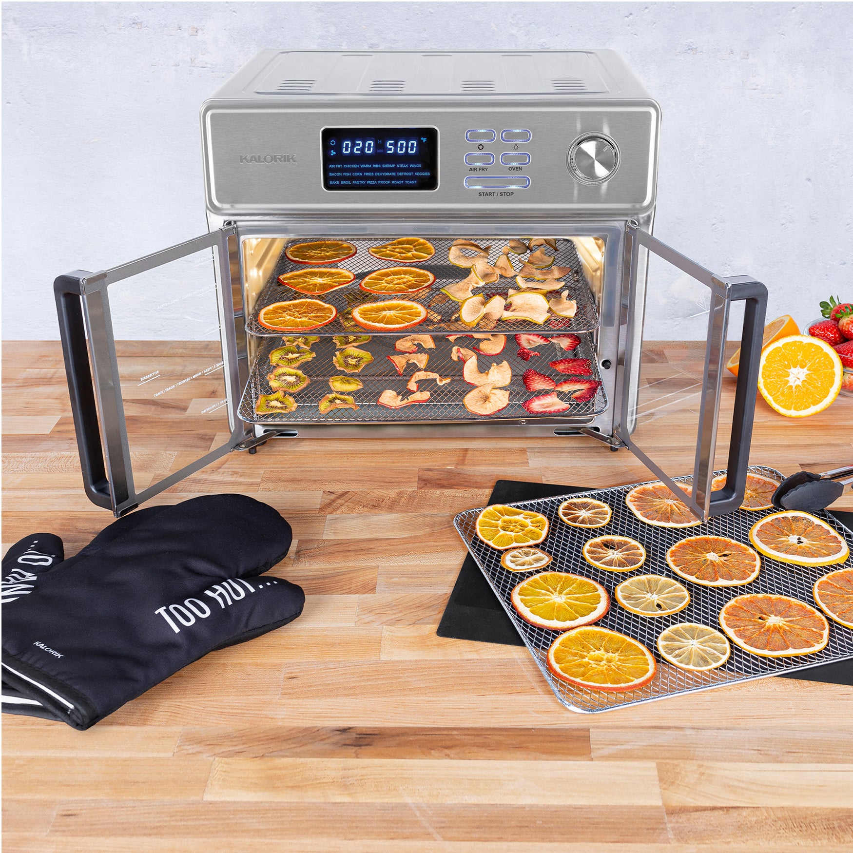 Kalorik MAXX Ride or Dry 7-Piece Food Dehydrator Set