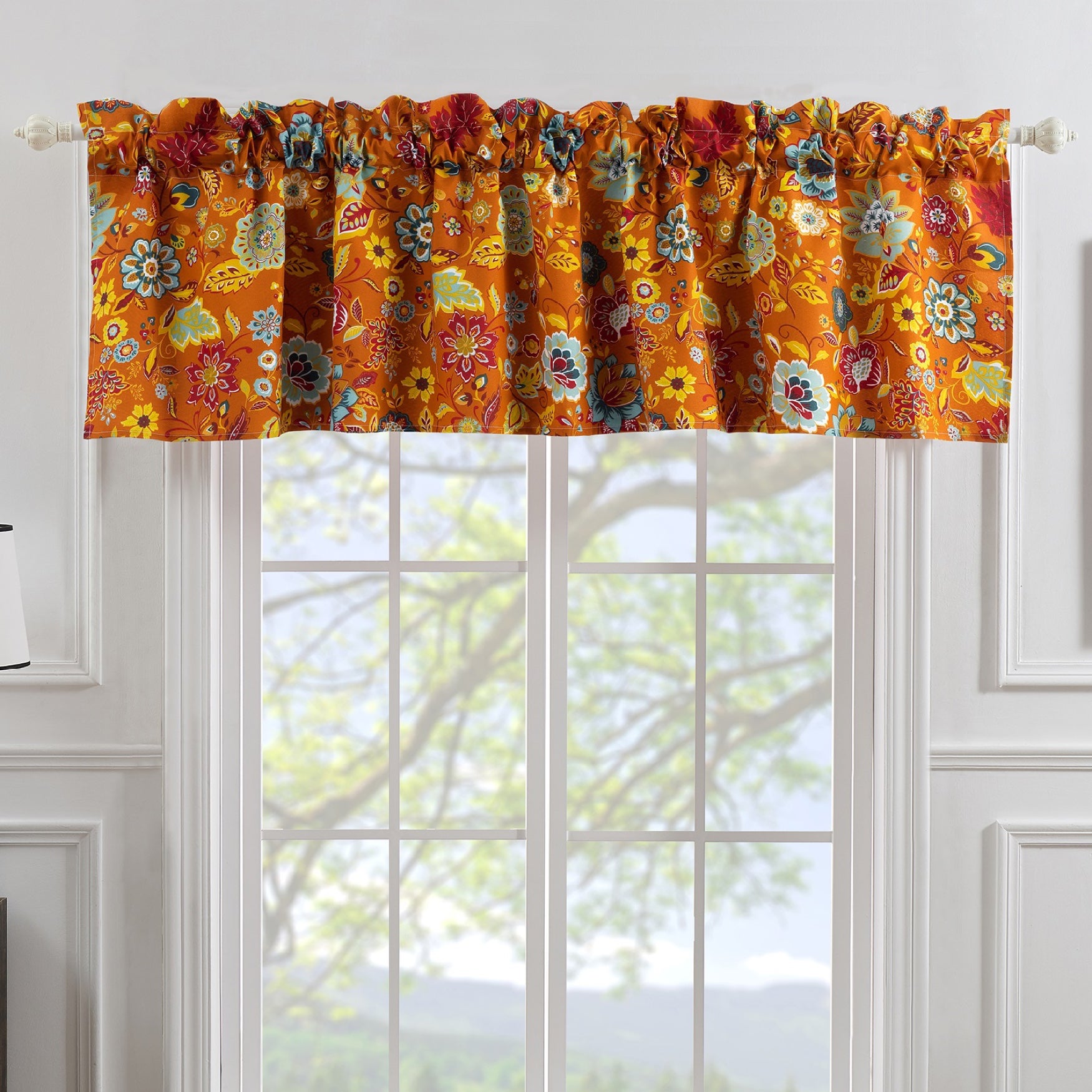 Astoria Spice Window Valance Brylane Home