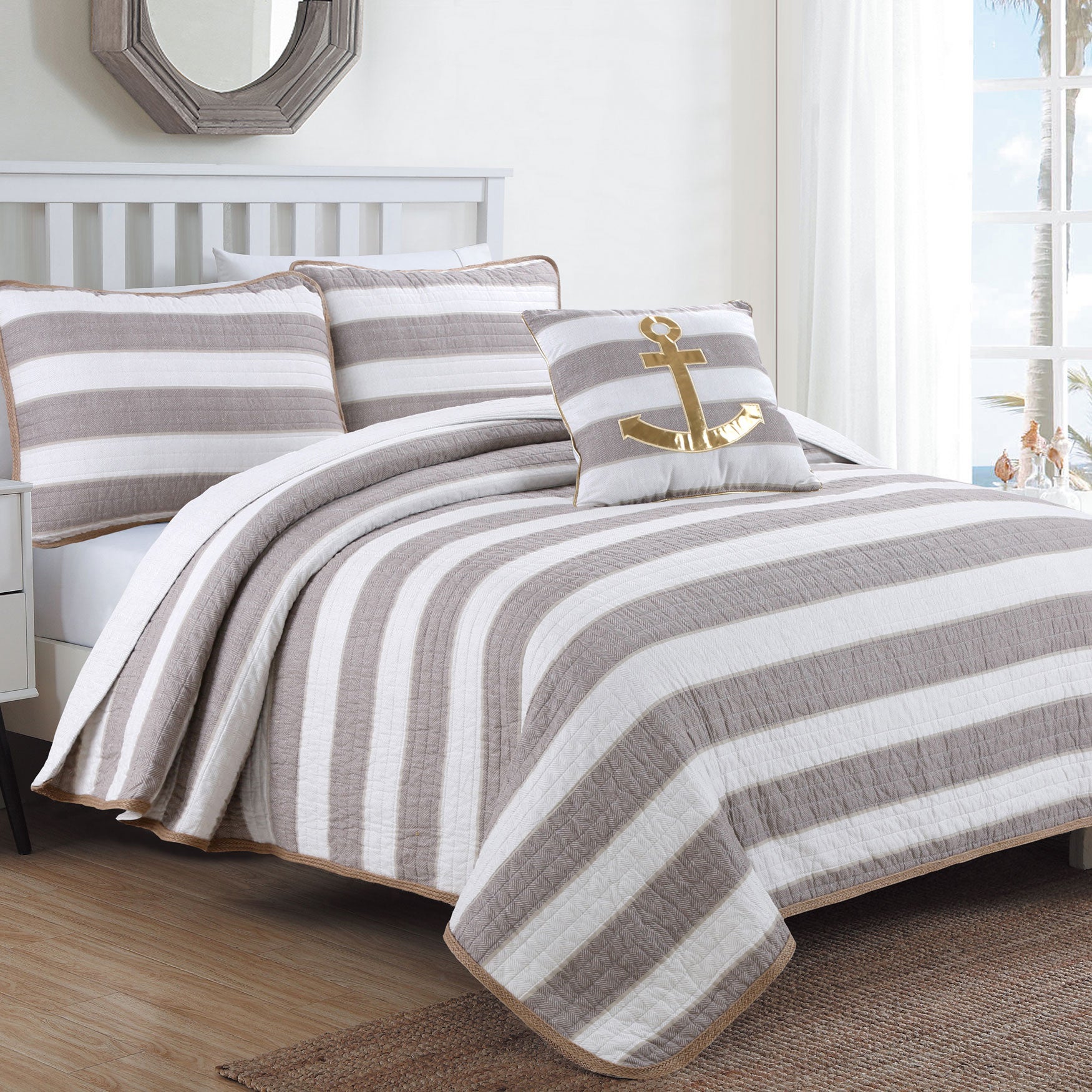 Hampton Quilt Set Quilts & Coverlets Brylane Home