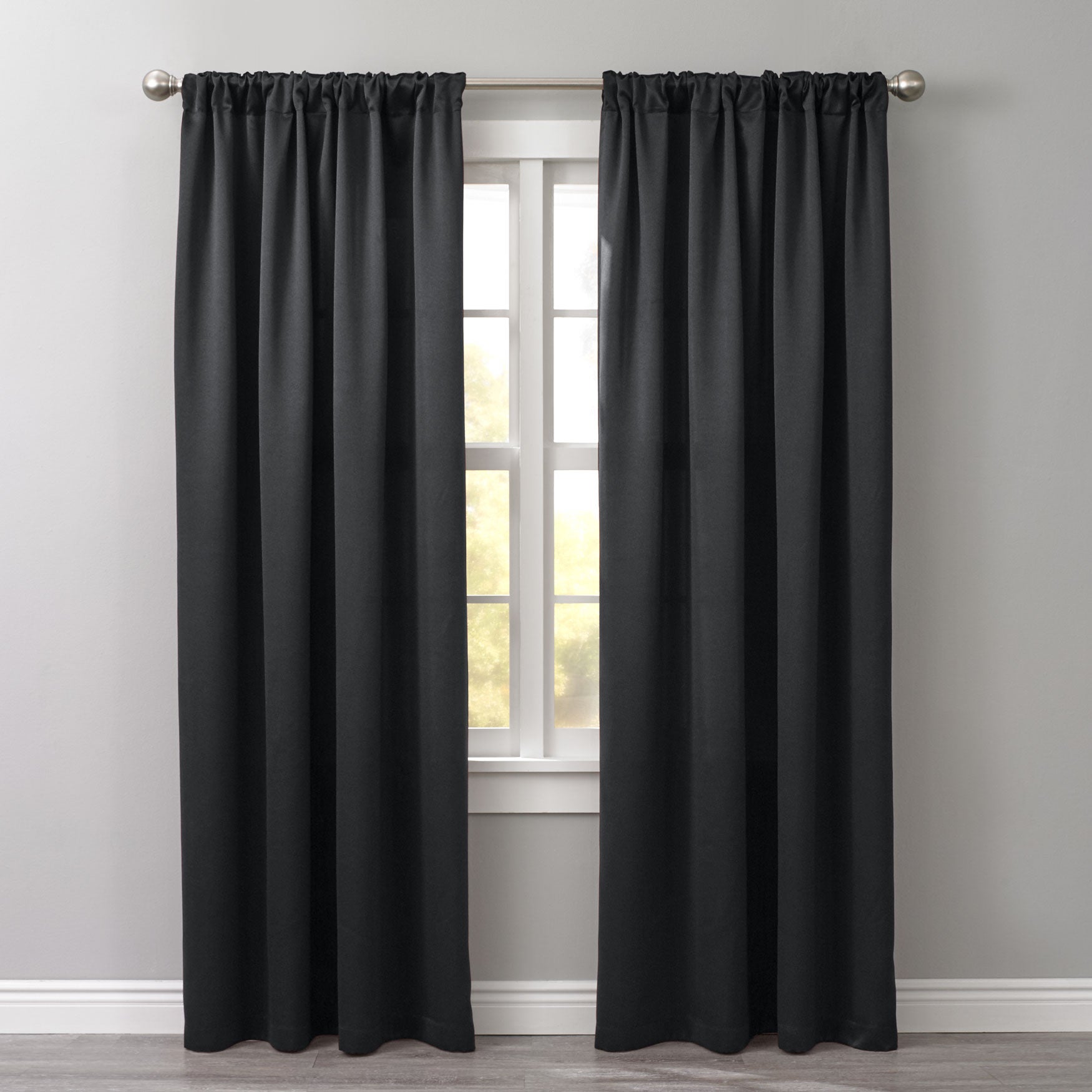 Bh Studio Room Darkening Rod Pocket Panel Curtains