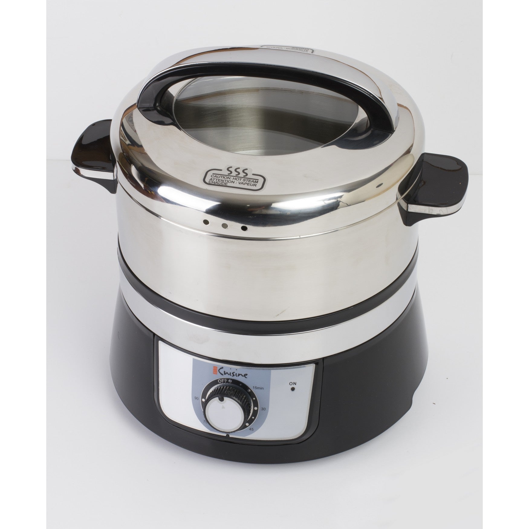 Euro Cuisine Stainless Steel Electric Food Steamer Brylane Home