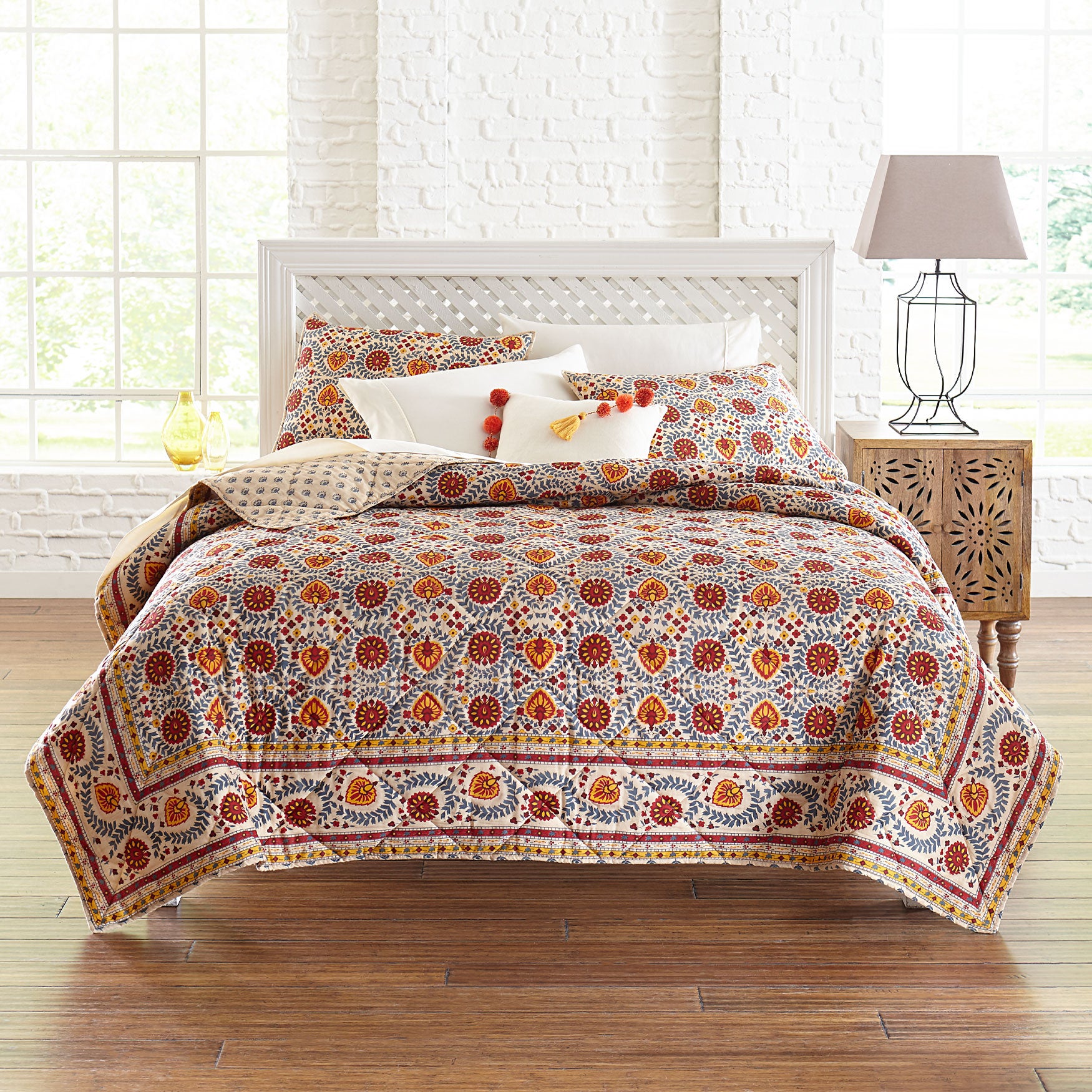 Nisha Quilt Collection Bedding Brylane Home