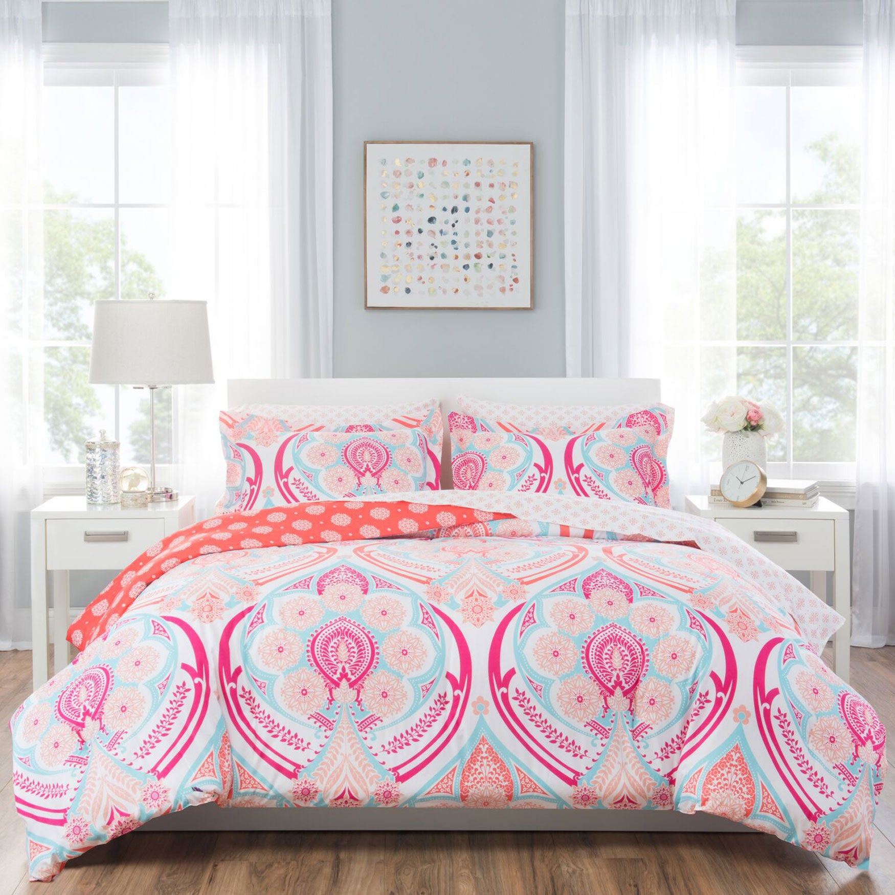 Nicole Miller Isabella Kid's Reversible Comforter Set Comforters